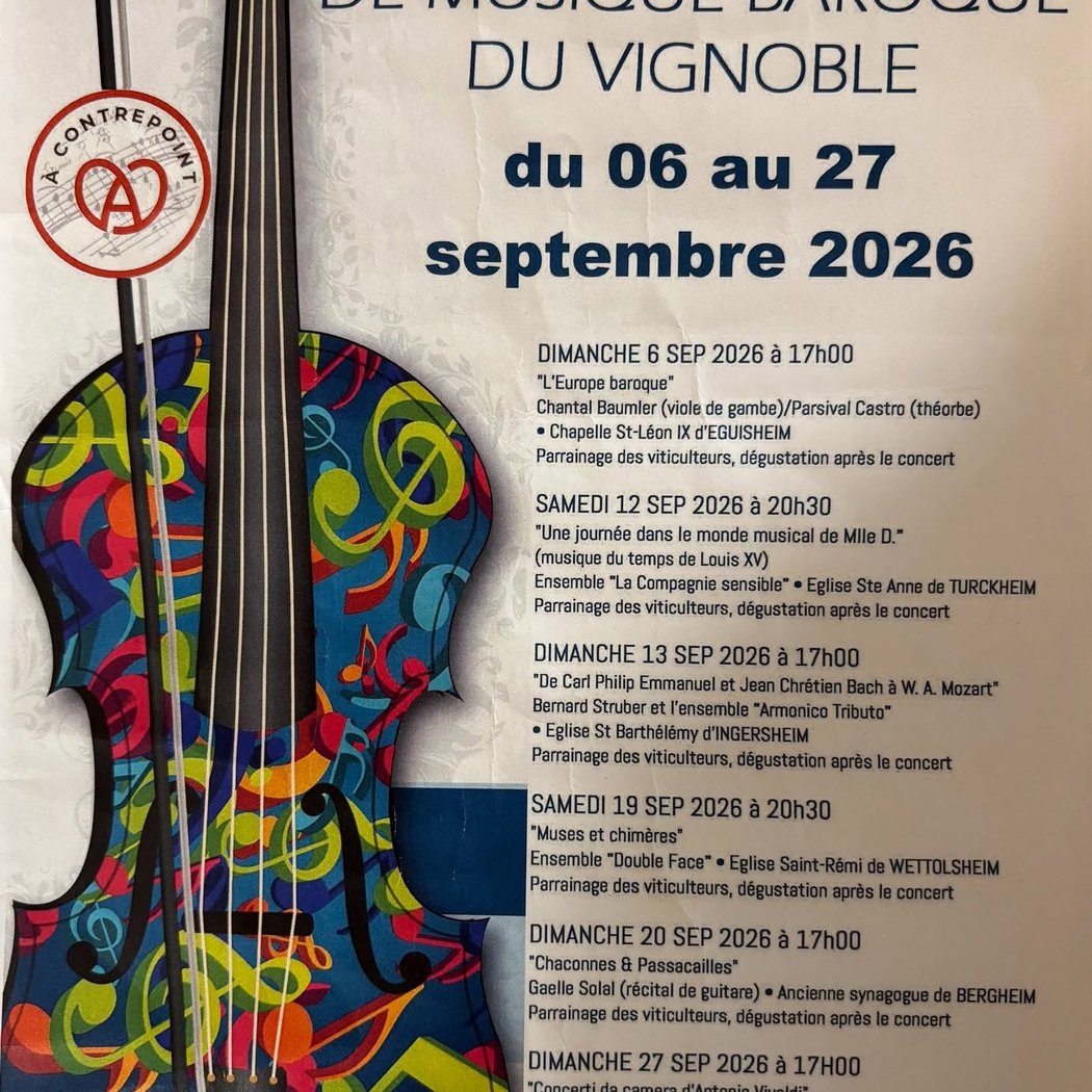 Festival de musique baroque du vignoble